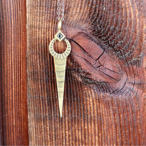 Vintage Spike Statement Necklace - Picture 6 of 6